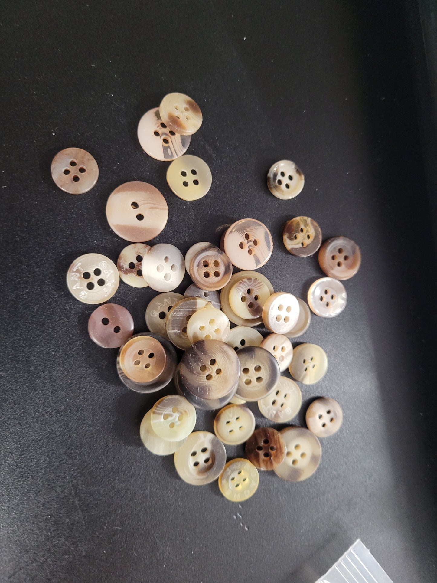 Buttons Neutral Colours