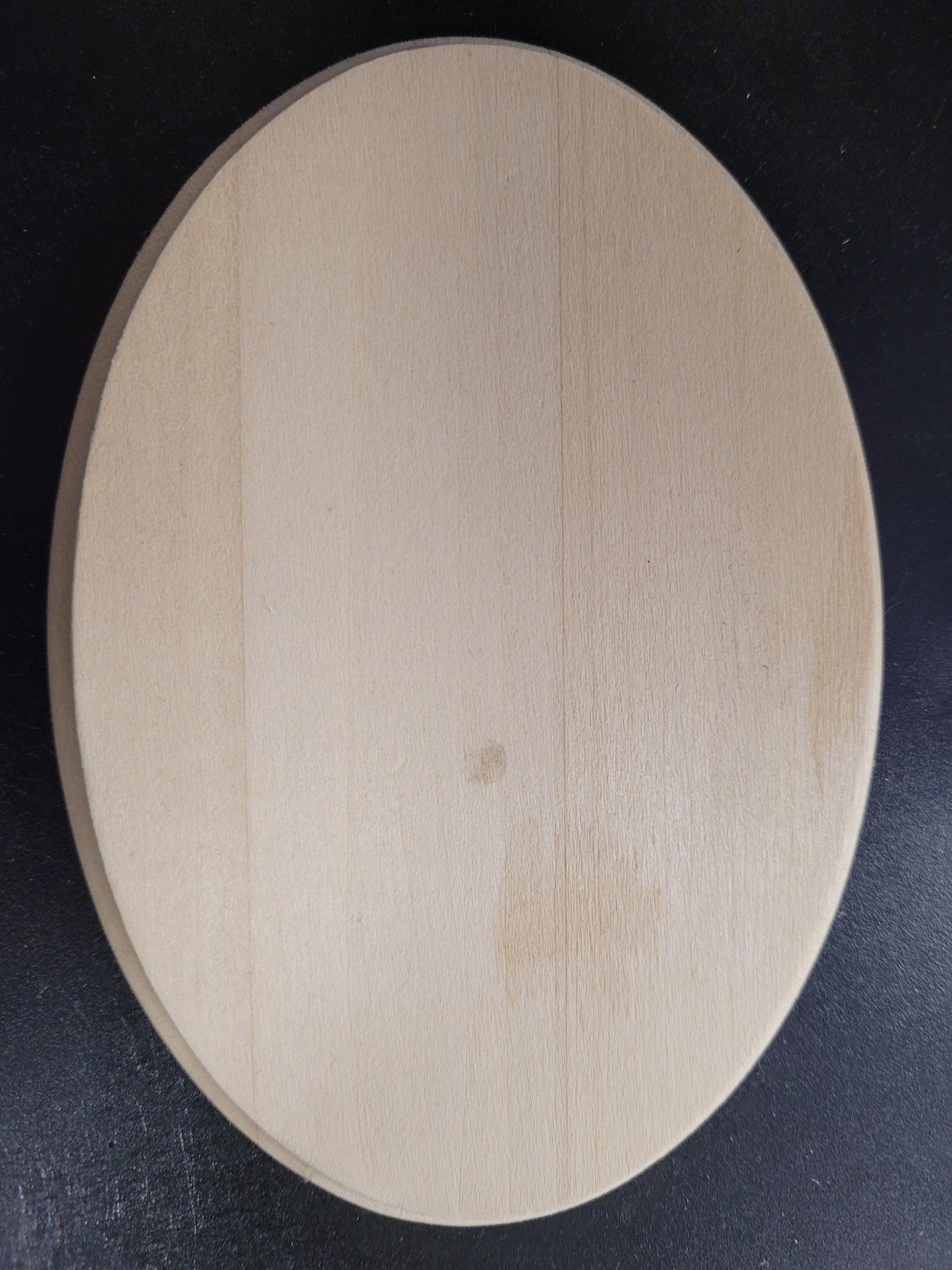 5" Oval Pine Plaque