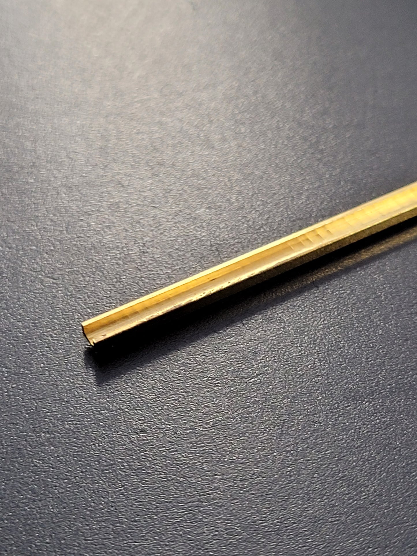 1/8"x1/16"x12″ Brass C Channel