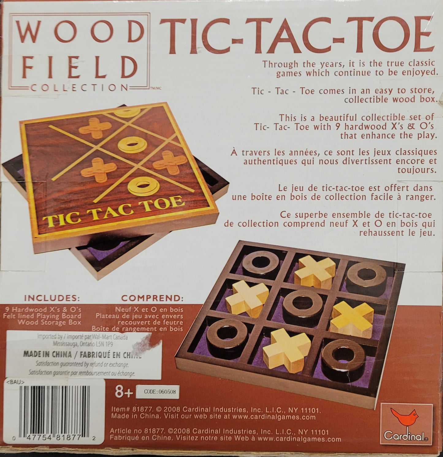 Wooden Tic Tac Toe