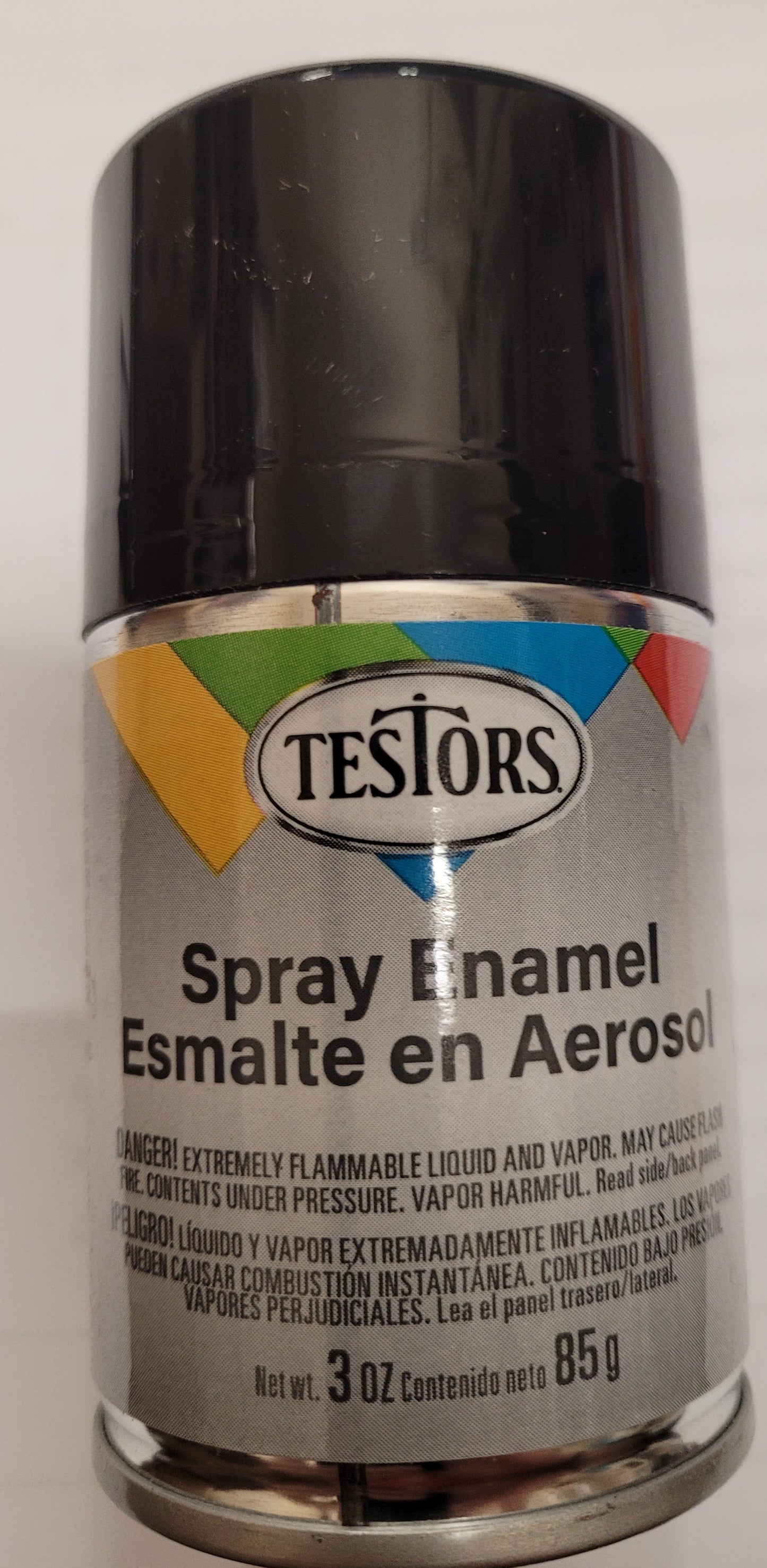 TESTORS® Enamel Sprays 1247C Gloss Black