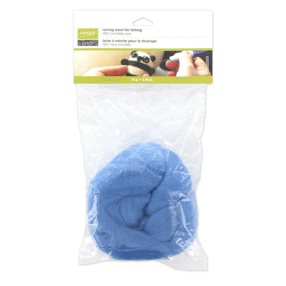 UNIQUE CRAFT Roving Wool - 25g
