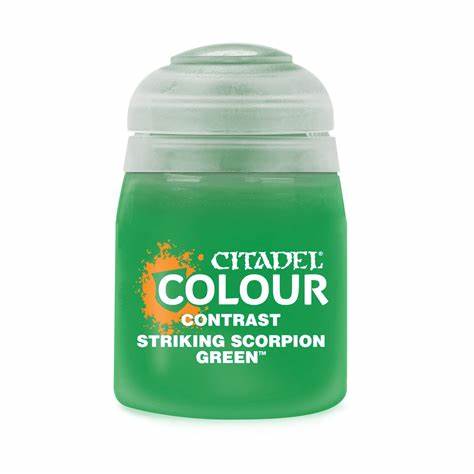 Contrast Striking Scorpion Green
