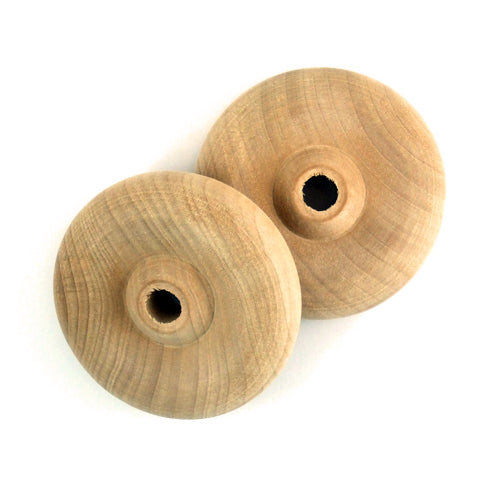 Wheels - 2" X 5/8" Contour (3/8" Hole) set of 6