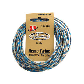 Hemp 6ply/2.5mm Two-Tone Blue 4m