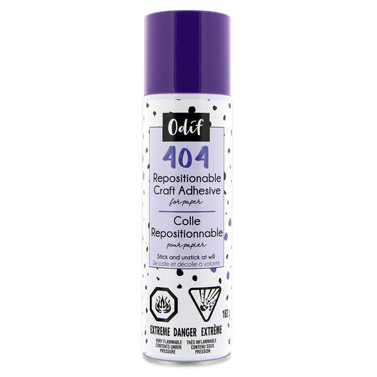 ODIF 404 Spray and Fix Permanent Repositionable Adhesive for Craft Material - 162g