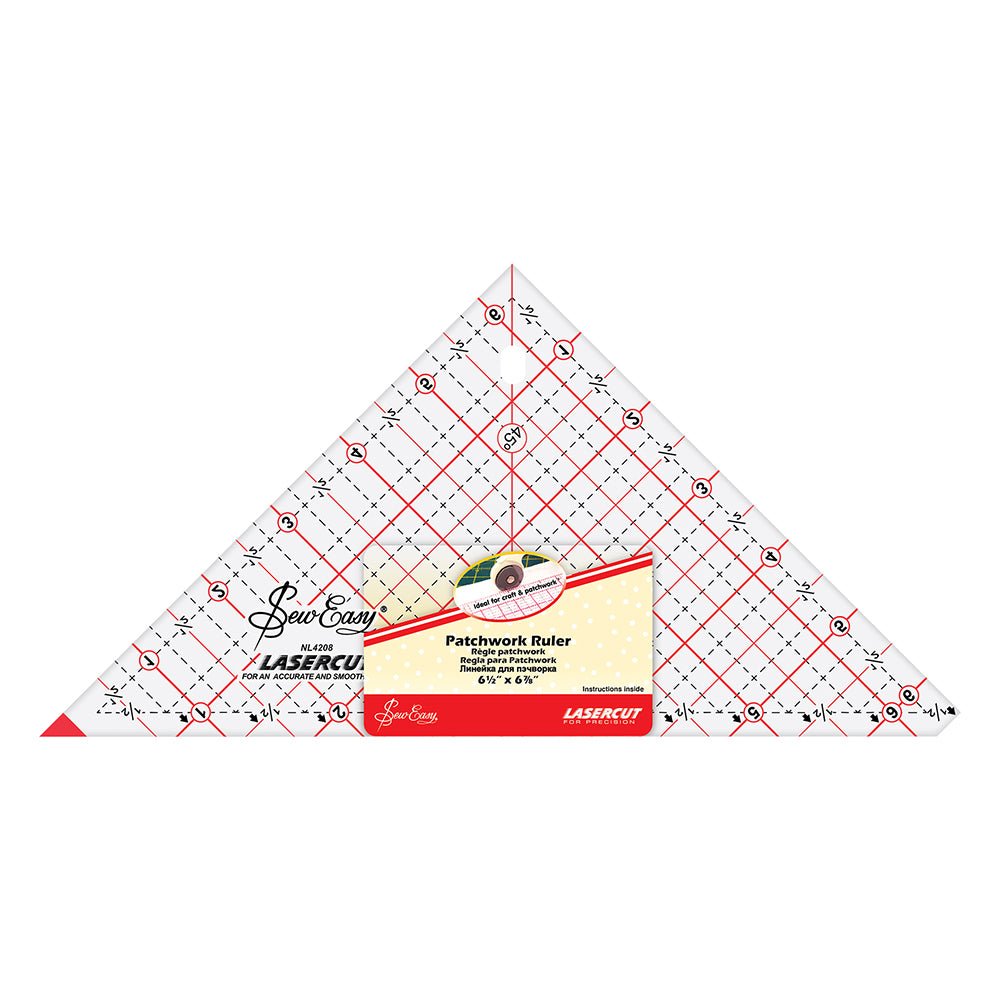 SEW EASY 90 Degree Triangle Ruler - 61⁄2" x 67⁄8"