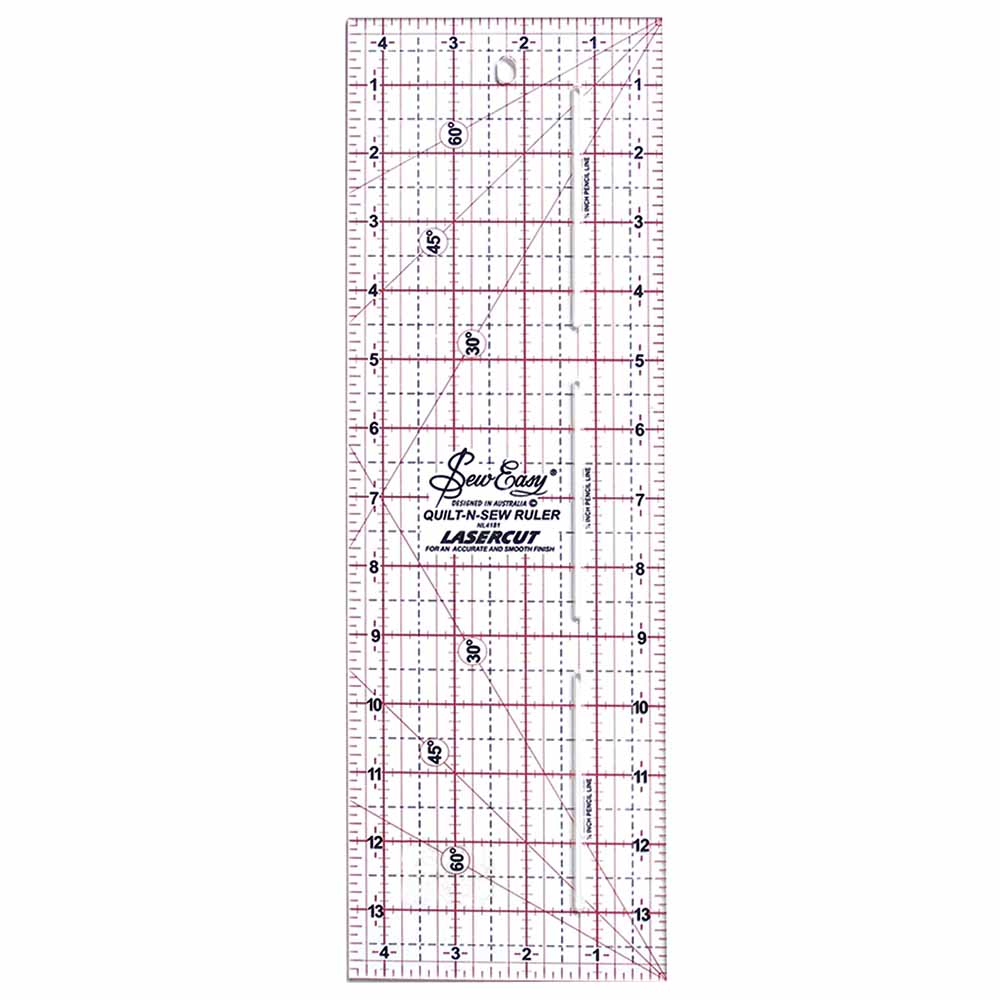 SEW EASY Quilting Ruler - 14″ x 41⁄4″ (35.6 x 10.8cm)