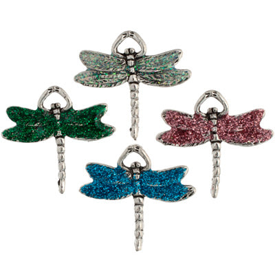 PENDANT-LARGE DRAGONFLY ASSTD. COLORS LEAD FREE