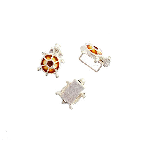 TURTLE SLIDER BROWN NICKEL FREE