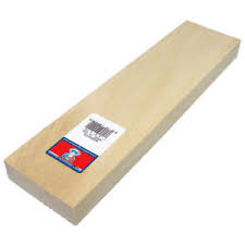 1 x 3 x 12 Basswood Block-SKU 4429