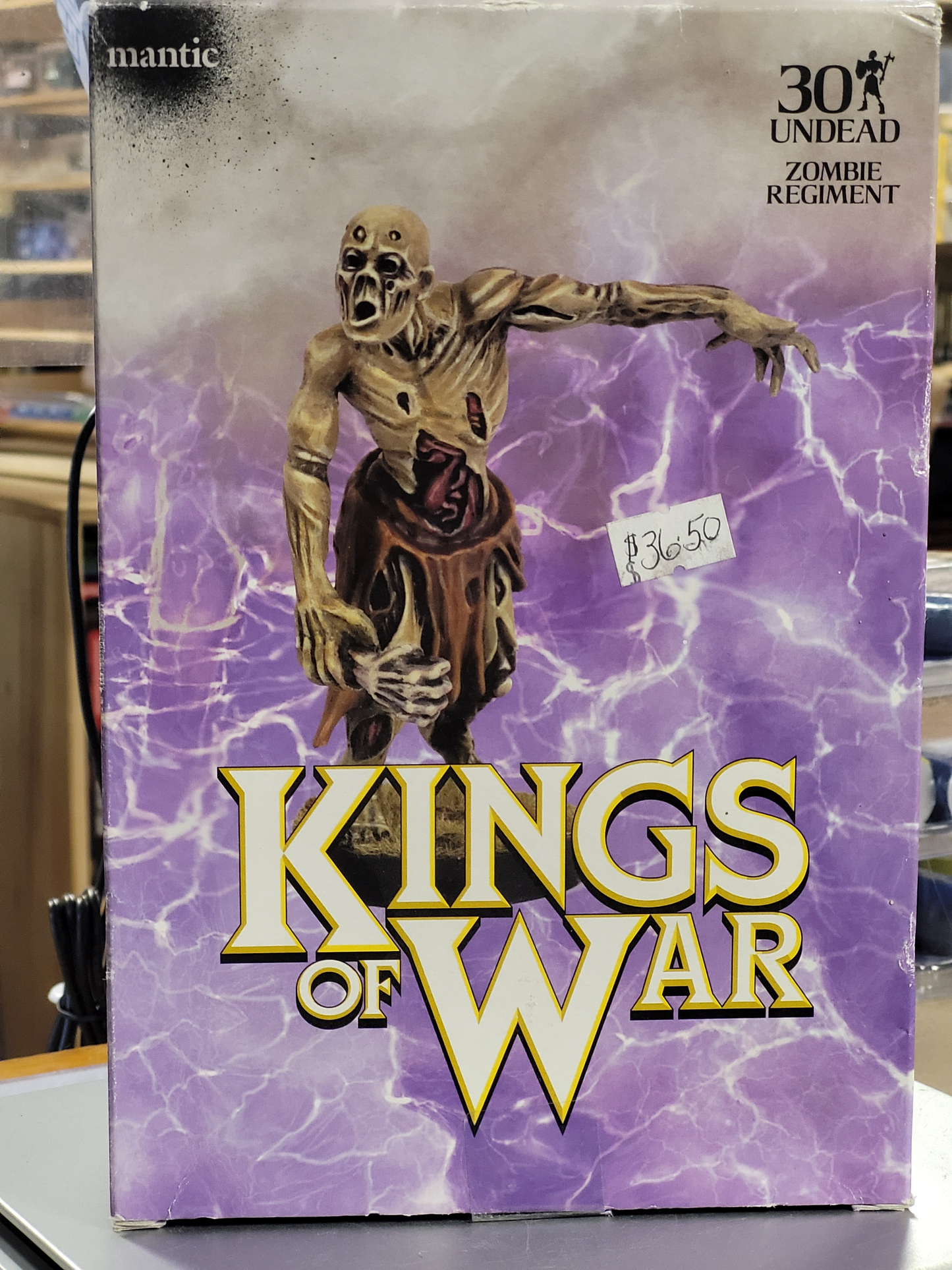 Kings of War 30 Undead Zombie Regiment