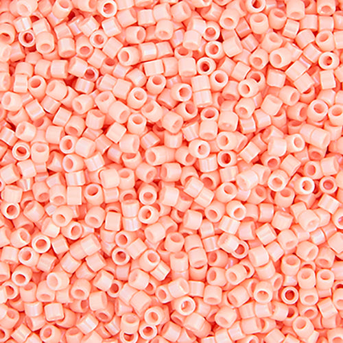 Delica 11/0 RD Peach Luster Opaque