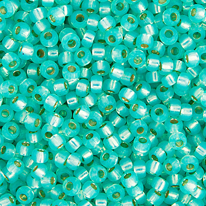 Miyuki Seed Bead 8/0 apx.22g Aqua Green S/L Opal Dyed Alabaster