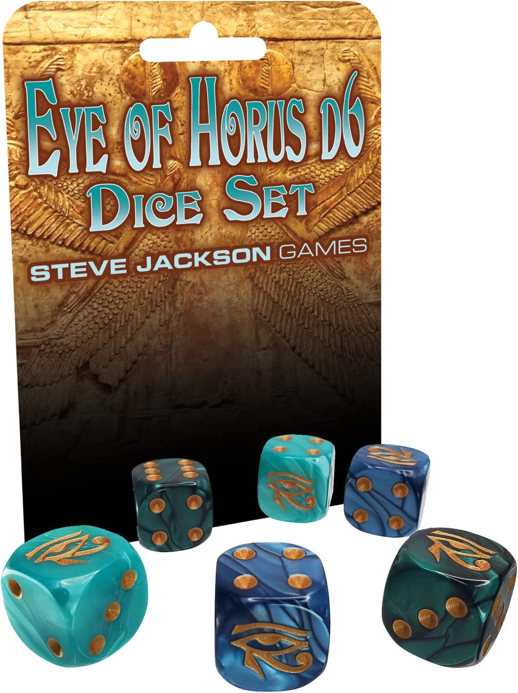 Eye of Horus d6 Dice Set
