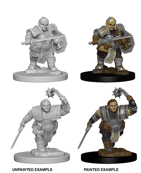 Wizkids D&D Minis 72617 Female Dwarf Fighter