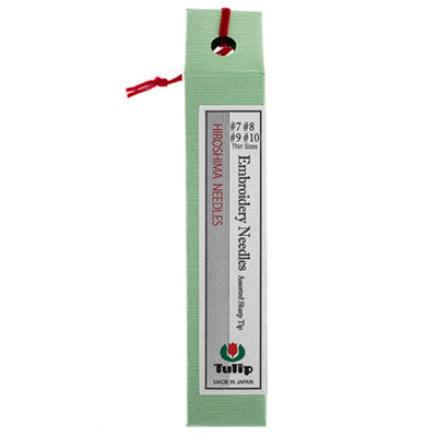 Tulip Embroidery Needles Thin Asst#7-8-9-10
