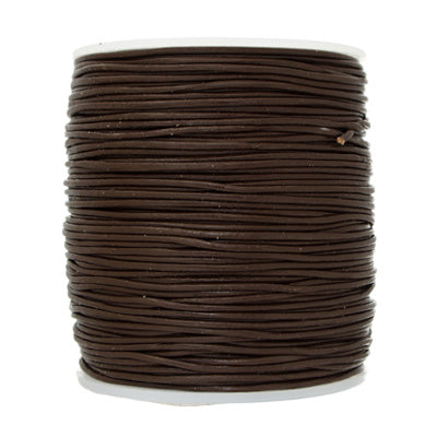 Dazzle-It Genuine Leather Cord 1mm Brown