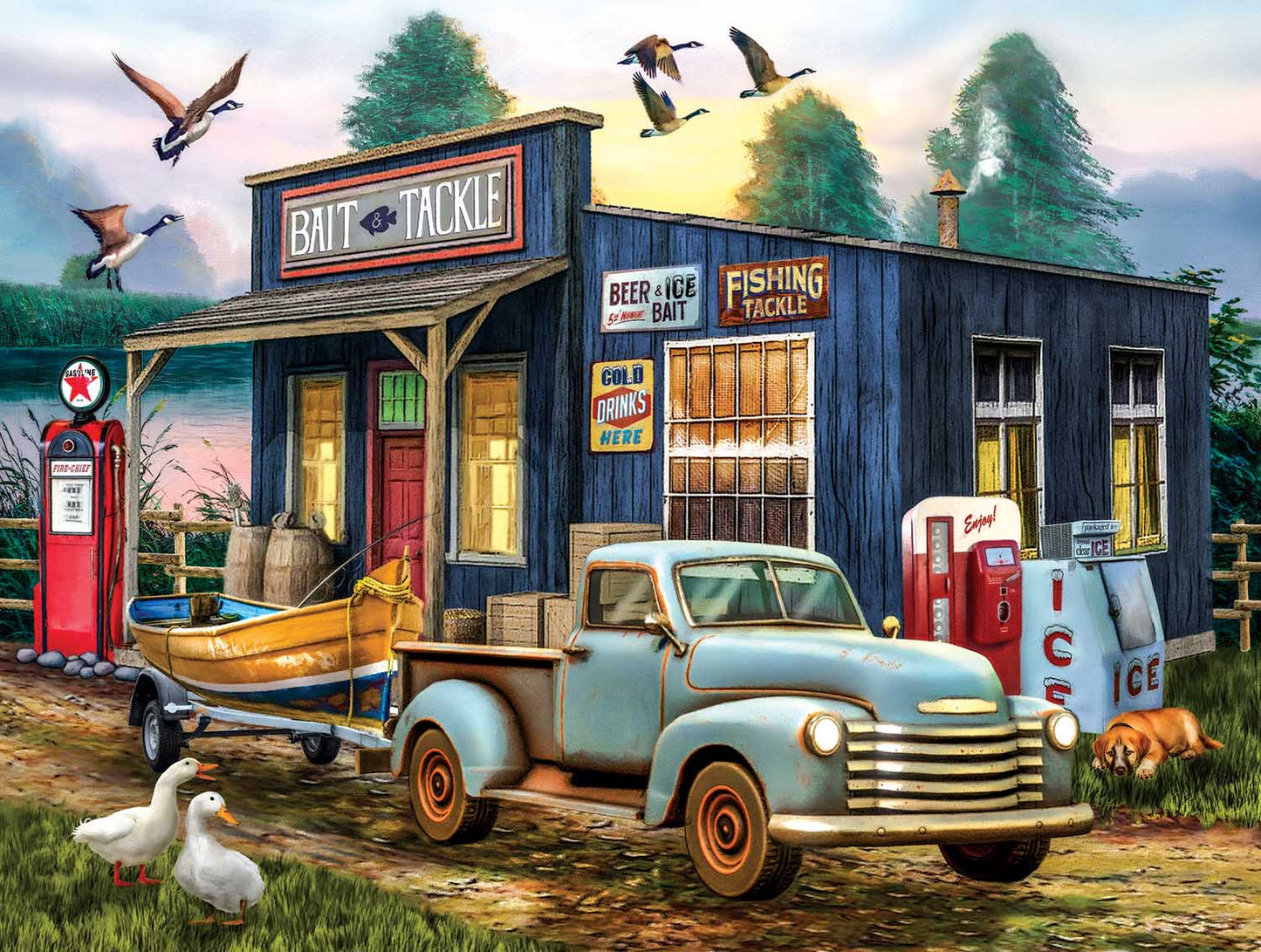 SunsOut Puzzle - The Early Bird Catches the Fish
1000pc