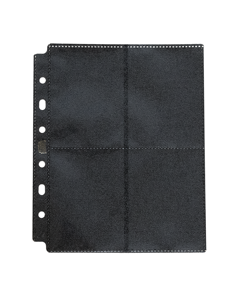 Dragon Shield 8 pocket Pages - Black
