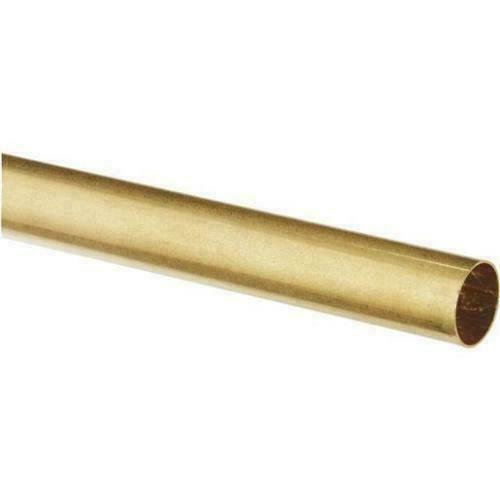 1/8″x12″ Round Brass Tube .014  K&S Engineering 8127