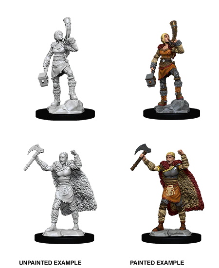 Nolzur's Marvelous Miniatures: Female Human Barbarian
