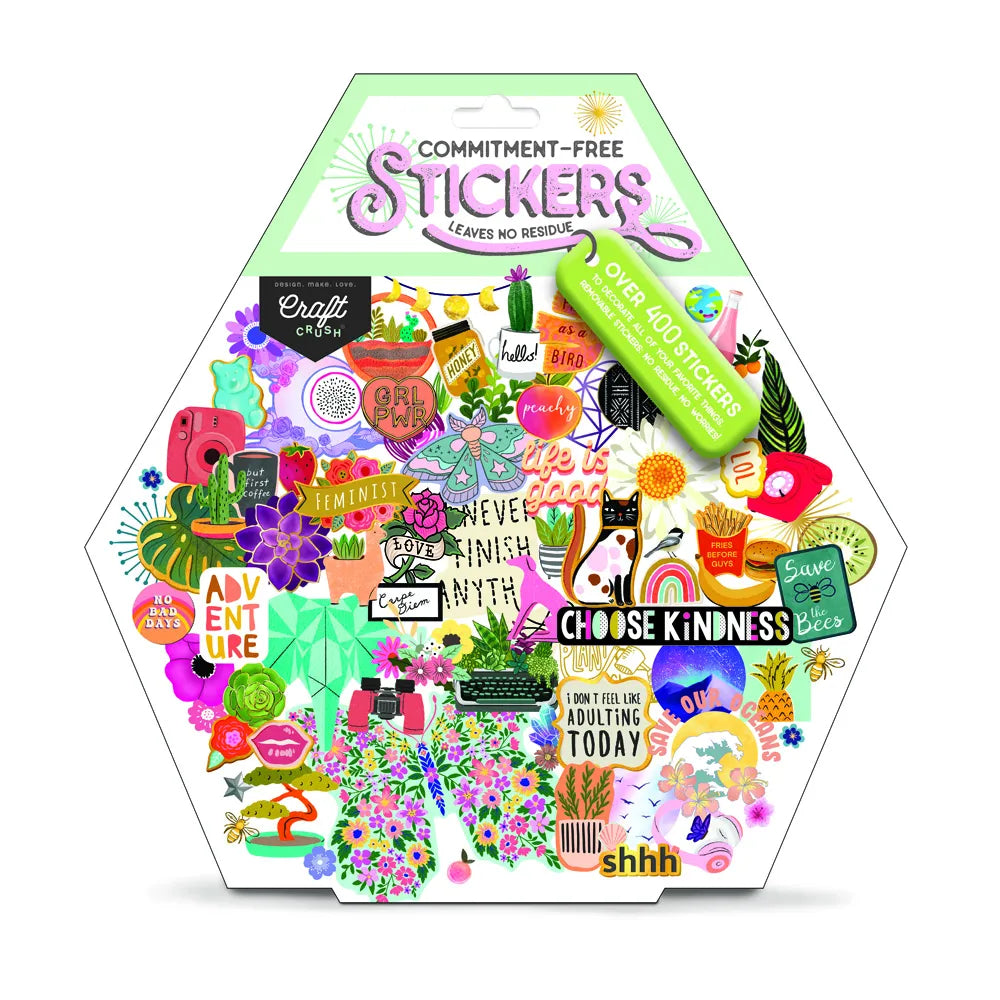 CRAFT CRUSH® COMMITMENT-FREE STICKERS