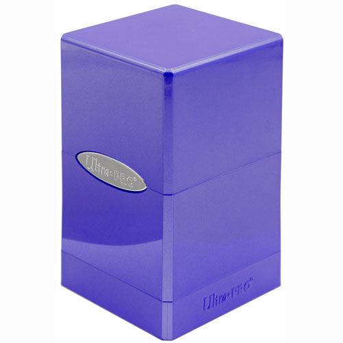 ULTRA PRO: SATIN TOWER DECK BOX: HI-GLOSS AMETHYST