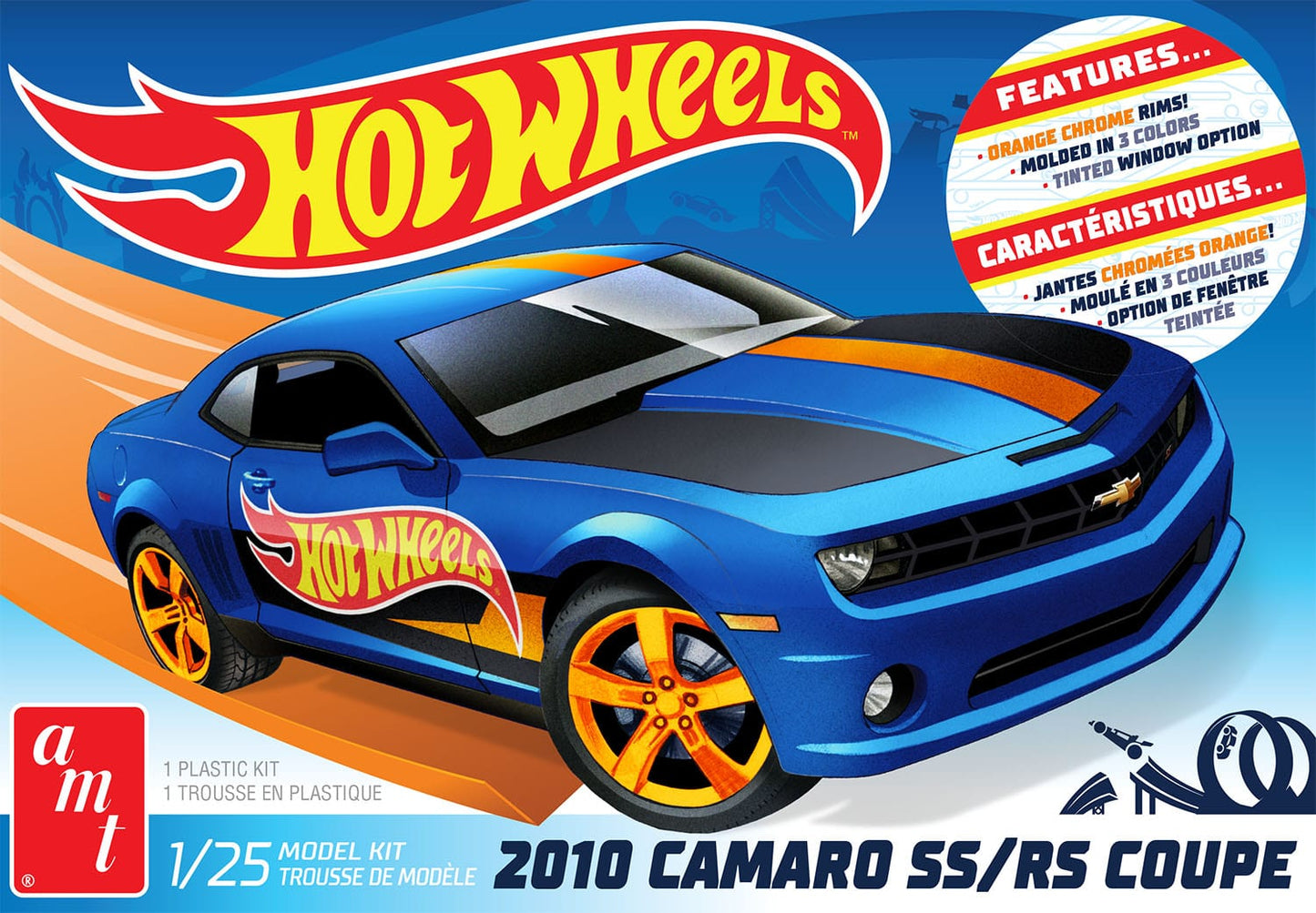 AMT 2010 CHEVY CAMARO HOT WHEELS 1:25 SCALE MODEL KIT