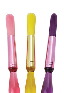 BK690 3pc Nylon Big Kids Dippers Brush Set