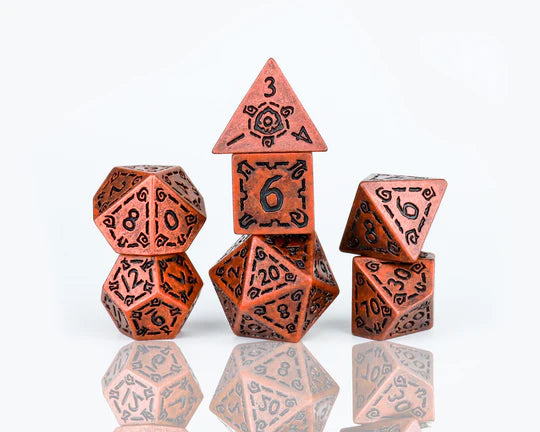 Sirius Dice Set - Illusory Metal - Copper