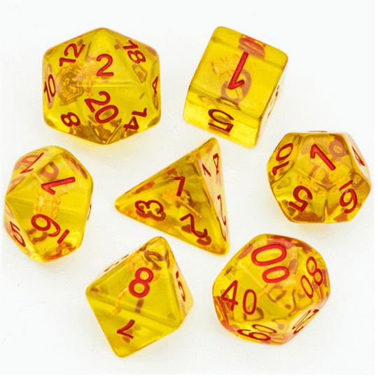 BARBARIAN'S AXE CLASS RPG DICE SET