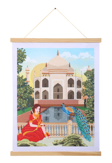 CAS-06L: Crystal Art 35x45cm Scroll Kit - Taj Mahal