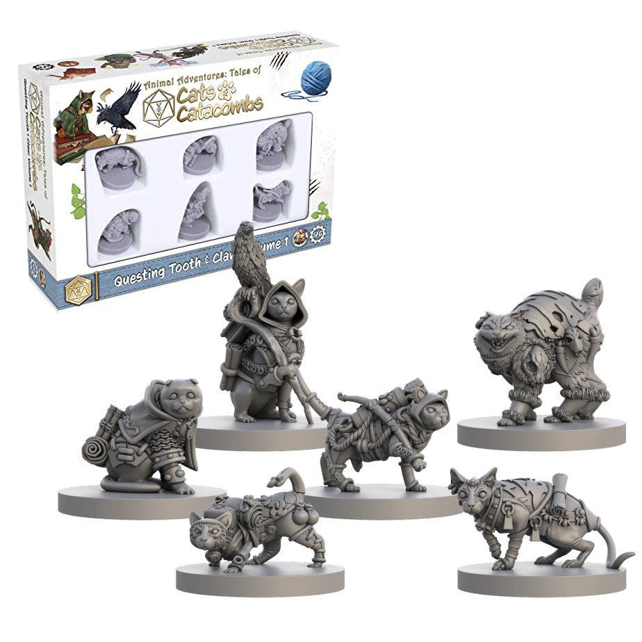 Animal Adventures: Cats & Catacombs: Questing Tooth & Claw Volume 1