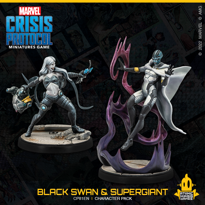 Marvel Crisis Protocol - BLACK SWAN & SUPERGIANT