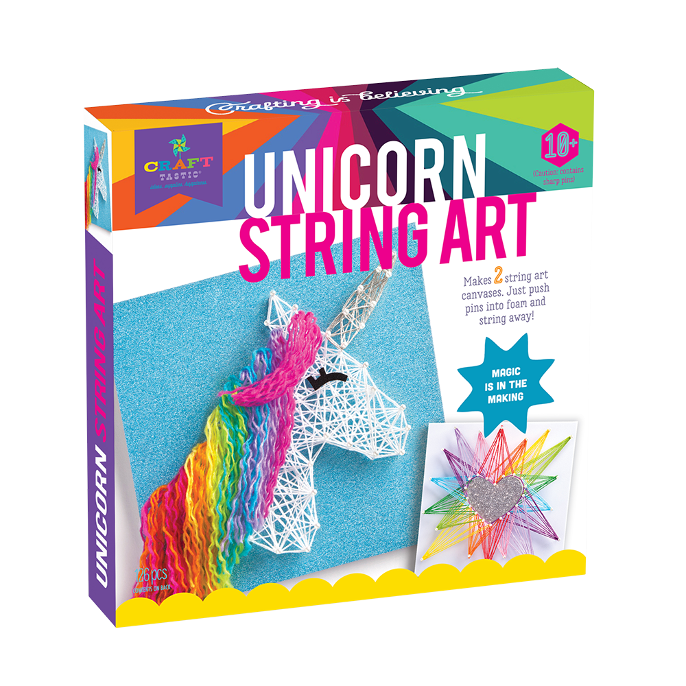 CRAFT-TASTIC® UNICORN STRING ART