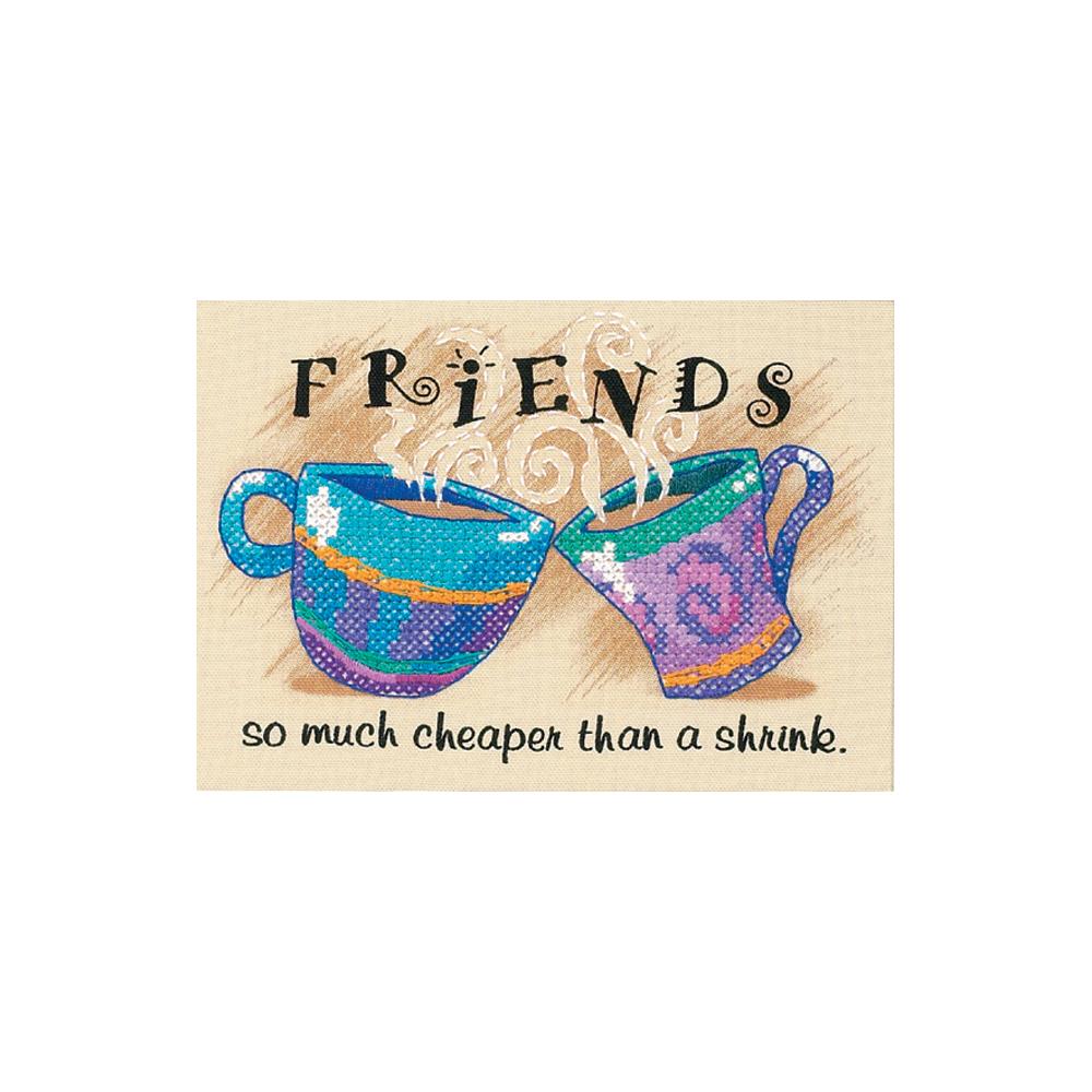 Dimensions Mini Stamped Cross Stitch Kit 7"X5" Cheaper Than A Shrink
