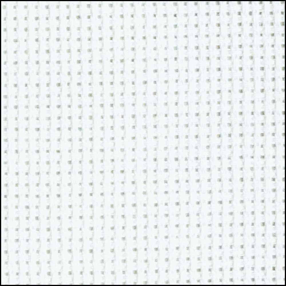 DMC CHARLES CRAFT Cotton Aida 16ct 38 x 45.7cm - White