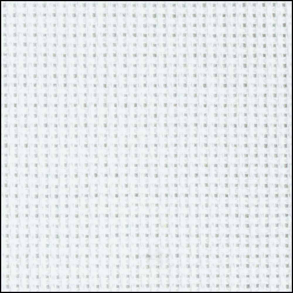 DMC CHARLES CRAFT Cotton Aida 18ct 38 x 45.7cm - White
