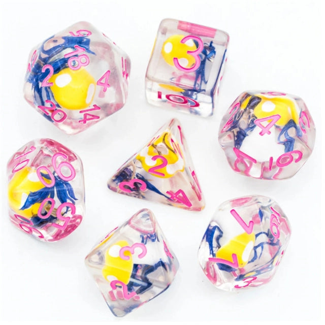Fairytale Mushrooms RPG Dice Set