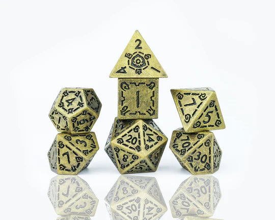 Sirius Dice Set - Illusory Metal - Gold