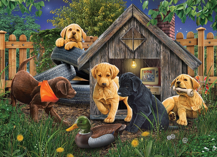 Cobble Hill 1000pc Puzzle In the Doghouse