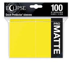 Eclipse Gloss Standard Sleeves: Lemon Yellow