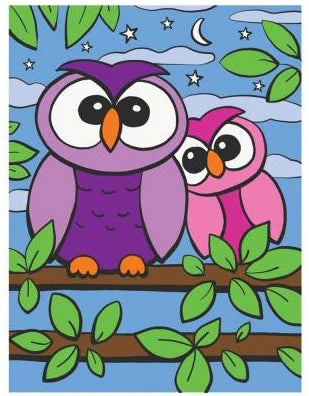 Royal Brush My First Paint By Number Owls
