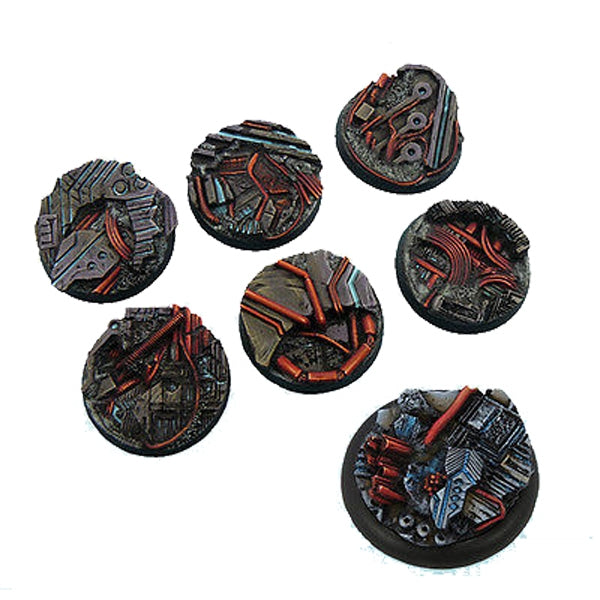 MICRO ART STUDIO - DERELICT SMALL BASE SET (10X30MM)