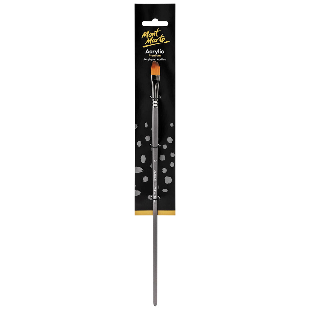 MONT MARTE Artist Brush Taklon - Filbert 10