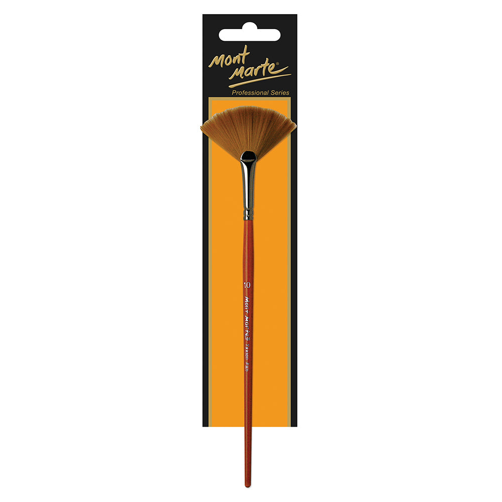 MONT MARTE Artist Brush Taklon - Fan 10