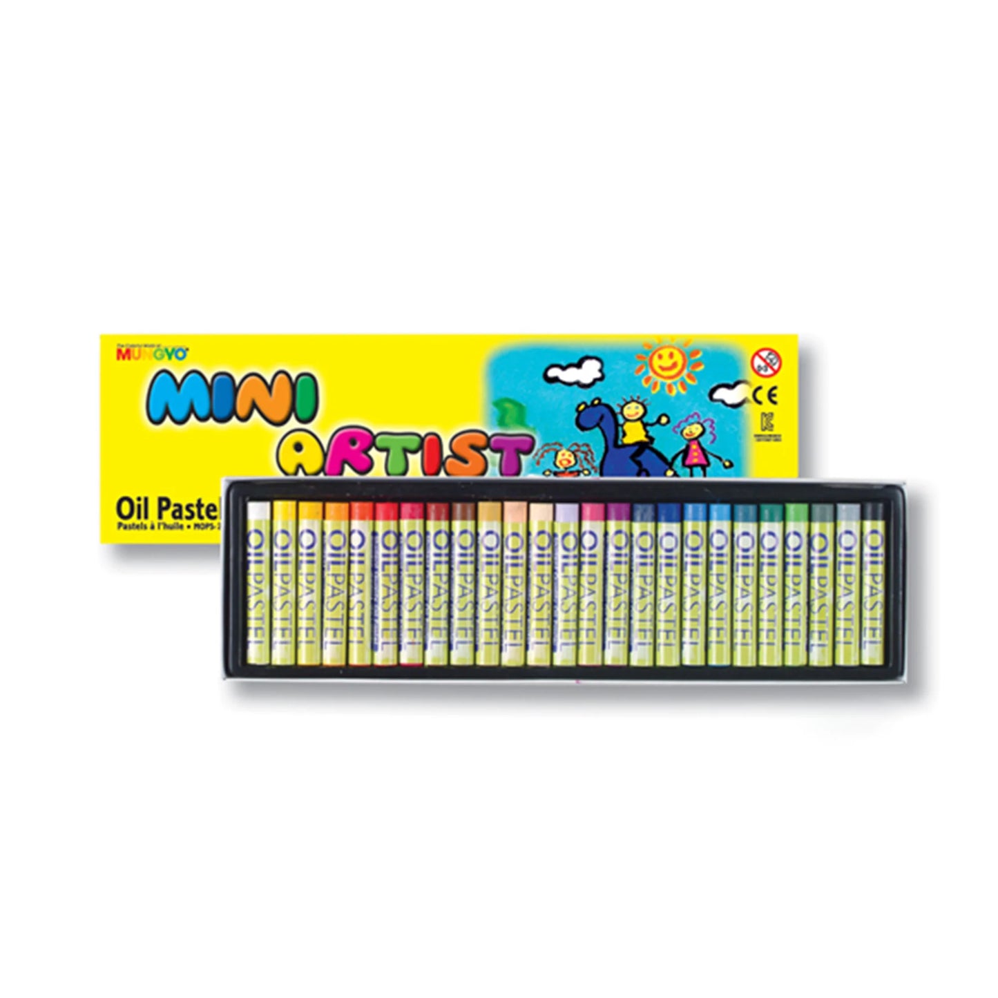Mungyo 25-Pack Mini Artist Oil Pastels