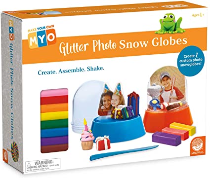 Make Your Own Glitter Photo Snow Globe
