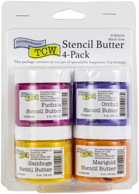 Crafter's Workshop Stencil Butter 2oz 4/Pkg